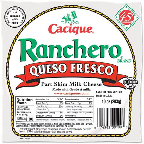 Cacique cheese - Sep 13, 2016 · On a saucepan over medium heat, melt the butter. Add the flour and quickly whisk this mixture until the flour is completely cooked. Add the Cacique ® Crema Mexicana and milk. Mix with a wooden spoon over medium heat until the mixture starts bubbling. Add the nutmeg, cheese, salt and pepper. Mix until the cheese is completely melted. 